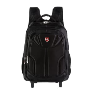 Mochila Para Notebook Com Rodinhas Chade Swiss Move - Preto