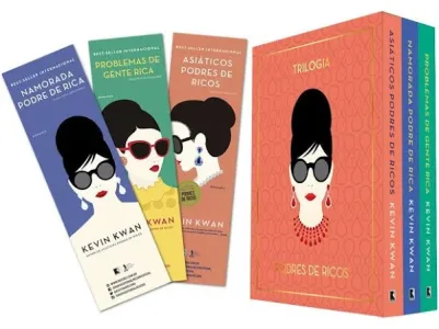 Box da Trilogia Podres de Ricos + Três Marcadores Temáticos - Kevin Kwan