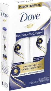 Dove Kit Shampoo 400Ml + Condicionador 200Ml Reconstrução Completa