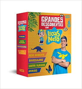 Kit Promocional Grandes Descobertas Com Luccas Neto - Exclusivo Amazon