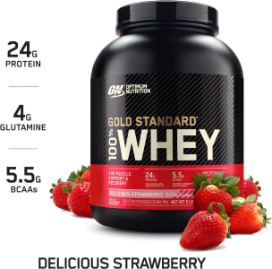 Optimum Nutrition, WHEY, Gold Standard, 2,00 LBS (907G) - Morango