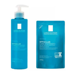 La Roche-Posay Effaclar Concentrado Kit - Gel de Limpeza Facial + Refil - Magazine Ofertaesperta