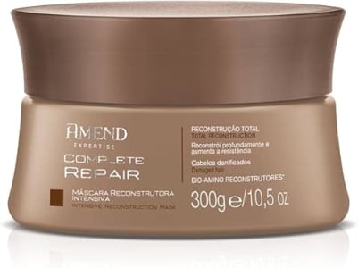 Máscara Reconstrutora Amend Expertise Complete Repair, 300g,com Bio-amino Reconstrutores, Repara, Reconstrói E Protege Os Cabelos De Dos Futuros