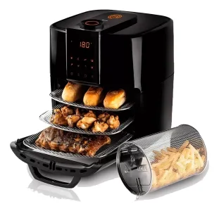 Fritadeira Air Fryer Mallory Oven Masterchef, 127V (Preto)