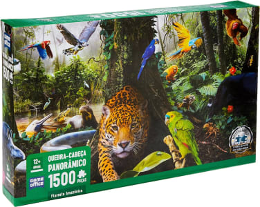 Quebra-cabeça Panorâmico Floresta Amazônica 1500 peças - Toyster Brinquedos