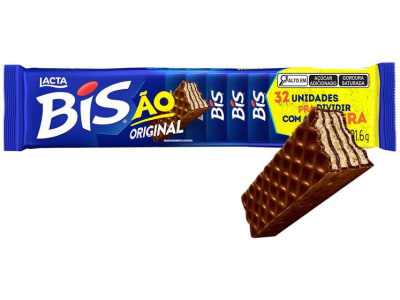 Chocolate Bisão Original ao Leite 201,6g Lacta