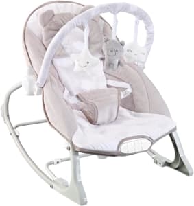 Cadeira de Descanso Bebê Musical Sons da Natureza, Caixa Vibratória, Cinto de 3 Pontos, Acompanha Travesseiro, Até 18 kg - Maxi Baby