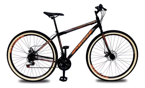 Bicicleta Aro 29 KRW Aço Carbono 21 Velocidades Freio A Disco