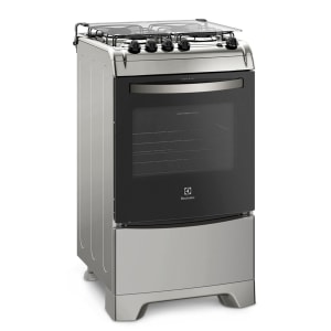 Fogão de Piso Electrolux 4 Bocas Bivolt Inox - 52LXU