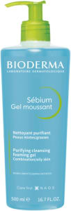 Bioderma Sébium Gel Moussant - Gel De Limpeza Purificante Antioleosidade 500 Ml