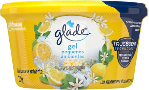 Desodorizador Gel Pequenos Ambientes Citrus 70 g Glade