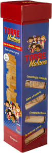 Jogo Da Torre, Madeira, 54 Peças, Smmart