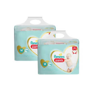 Kit Fraldas Pampers Premium Care Top M 156 Unidades