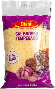 2 Unidades Sal Grosso com Alho 500g Oishii