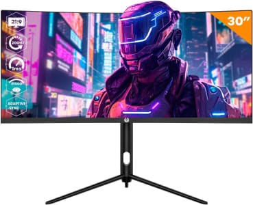 Monitor Gamer Curvo 30'' Ultrawide 200hz 1ms 2560x1080 Haiz Inteligente Adaptative Sync HDMI/DP HZ-30