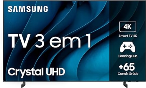 Samsung Smart TV Crystal 55" 4K UHD CU8000 - Alexa built in, Samsung Gaming Hub, Painel Dynamic Crystal Color