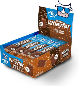 +Mu Chocowheyfer Proteico Sabor Chocolate com Avelã - Display com 12 unidades - 300g