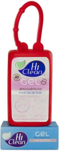 Gel Antisséptico 70% (65,8 Inpm), Extrato De Rosas, Hi Clean, Com Holder, Rosa, 60.2 G (70 Ml)