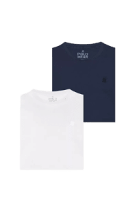 Kit 2 Camisetas Masculinas 100% Algodão Polo Wear Sortido