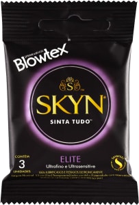 Preservativo Elite com 3 Unidades, SKYN