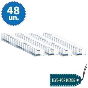 Leve Mais Pague Menos: 48 Sabonetes em Barra Dove Original 90g