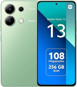 Smartphone Xiaomi Redmi Note 13 8+256G Global Version Powerful Snapdragon® performance 120Hz FHD+ AMOLED display 33W fast charging with 5000mAh battery (Green)