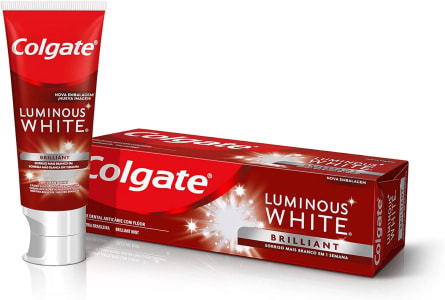 4 Unidades — Creme Dental Colgate Luminous White Brilliant Mint 70g