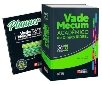 Vade Mecum Acadêmico De Direito Rideel 36ª Edição 1ª Semestre 2023