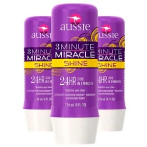 3 Cremes de Tratamento Aussie Shine - Para Brilho Intenso e Duradouro!