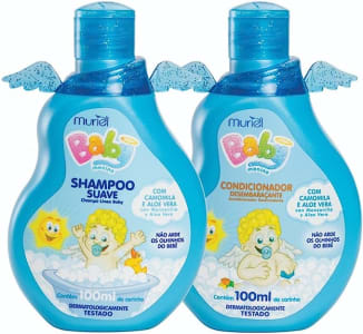 Kit Baby Menina Shampoo e Condicionador 100Ml, Muriel