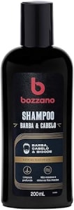 Bozzano Shampoo Para Barba Cabelo E Bigode 200Ml