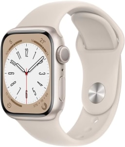 Smartwatch Apple Watch Series 8 GPS 41mm com caixa estelar de alumínio