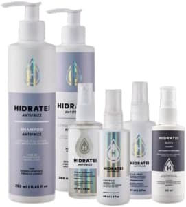 Kit Antifrizz Shampoo + Condicionador + Leave-in - SOS + Serum + Noite Hidratei