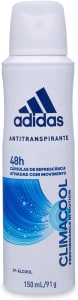 2 Unidades - Desodorante Aerossol Climacool Feminino Adidas 150ml