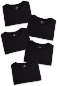 Kit Com 5 Camisetas Masculinas Básicas Slim Hering