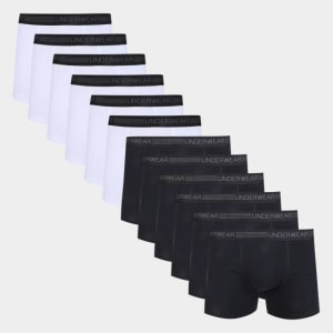 Kit Cueca Boxer Underwear C/ 12 Peças - Cueca - Magazine OfertaespertaLogo LuLogo Magalu