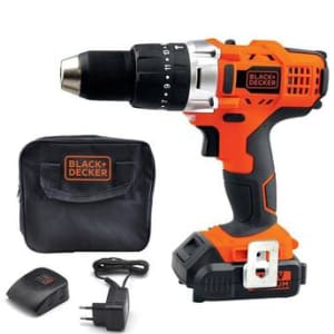 Parafusadeira e Furadeira de Impacto Black + Decker HP14 14V 2 Velocidades