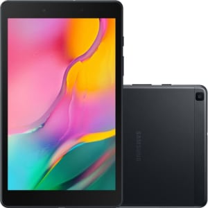 Tablet Samsung Galaxy A 32GB Tela 8" Android Quad-Core 2GHz - Preto