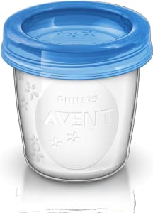 Kit Copos para Armazenamento de Leite Materno Philips Avent Transparente 180ml - 10 peças