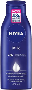 NIVEA Hidratante Corporal Milk Pele Seca, 400mL