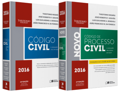 Combo Cód Civil e Legislação Civil Em Vigor + Cód de Processo Civil e Leg. Processual Em Vigor 2016 