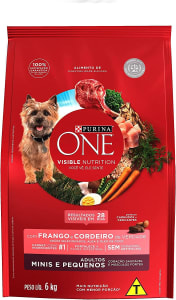 Ração Seca para Cães Adultos Nestlé Purina One Frango e Cordeiro 6kg