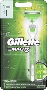 Aparelho de Barbear Gillette Mach3 Acqua-Grip Sensitive Gillette