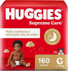 Huggies Fralda Supreme Care G 160 fraldas