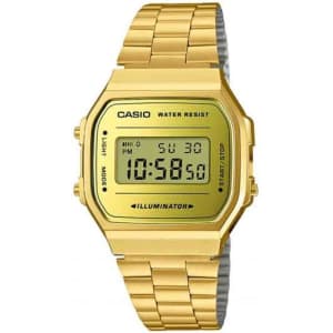 Relógio Casio Unissex Dourado Vintage A168WEGM-9DF