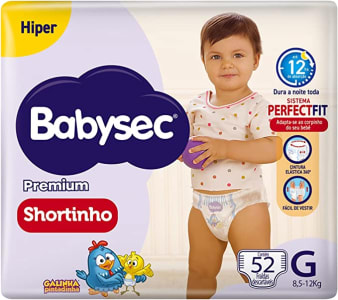 Fralda Babysec Galinha Pintadinha Pants Hiper G 52 Unids