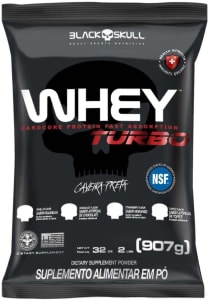 Whey Turbo Refil (907g) - Baunilha - Black Skull, Black Skull