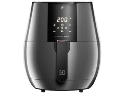 Fritadeira Elétrica sem Óleo/Air Fryer Electrolux - Digital Experience EAF20 Grafite 3,2L com Timer - Fritadeira sem Óleo / Air Fryer - Magazine {{route.pmdStoreName}}Logo LuLogo Magalu