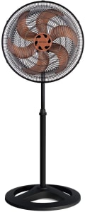 Ventilador de Coluna Ventisol Oscilante Turbo 6 Pás Premium Bronze 50cm 220v