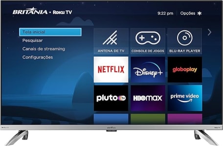 Britânia Smart TV 32” BTV32G7PR2CSGBLH LED Dolby Áudio